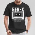 Gen X Raised On Hose Water And Neglect Humor Generation T-Shirt Unique Gifts