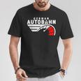 German Autobahn Highway No Speed Limit Racing T-Shirt Unique Gifts