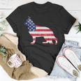 German Shepherd American Flag 4Th Of July Dog T-Shirt Unique Gifts