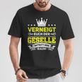 Geselle Bestanden Schellenbrief Exam T-Shirt Lustige Geschenke