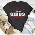 Gibbs Surname Family Last Name Team Gibbs Lifetime Member T-Shirt Funny Gifts