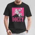 Girl Retro Personalized Dolly Cowgirl First Name Vintage T-Shirt Unique Gifts
