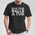 Give Your Balls A Tug Trash Talk Men's Hockey T-Shirt Unique Gifts