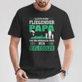 Gleitschirm Fliegender Papa Paragleiteratertag Geschenk T-Shirt Lustige Geschenke