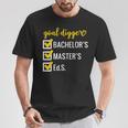Goal Digger Inspirational Quotes Education Specialist Degree T-Shirt Unique Gifts