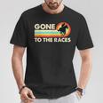 Gone To The Races Retro Loves American Quarter Horse Racing T-Shirt Unique Gifts