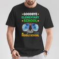 Goodbye Elementary School On My Way To Middle School Boys T-Shirt Unique Gifts
