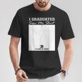 I Graduated Sign My Class 2024 Graduation Senior T-Shirt Funny Gifts