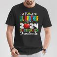 Graduation Proud Lil Brother Of A 2024 Kindergarten Graduate T-Shirt Funny Gifts