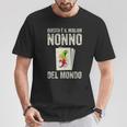 Grandpa Bester Nonno Der Welt Italian T-Shirt Lustige Geschenke