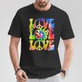Groovy Tie Dye Love Retro 70'S Hippie Vintage 70S Costume T-Shirt Unique Gifts