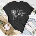 Grow Wherever You Go Military Brats T-Shirt Unique Gifts