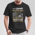 I Am A Grumpy Heavy Equipment Operator I Don't Care T-Shirt Unique Gifts