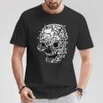 Grunge Gothic Gear Skull Graphic Retro Vintage Classic T-Shirt Unique Gifts