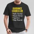 Guidance Counselor Miracle Worker Superhero Ninja T-Shirt Unique Gifts