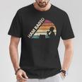 Ham Radio Amateur Radio Operador Silueta Camiseta unisex Regalos divertidos