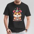 Hamster For Birthday For Children A Birthday Hamster T-Shirt Funny Gifts