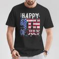 Happy 4Th Of July Patriotic American Us Flag 4Th Of July T-Shirt Personalized Gifts