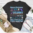 Happy Birthday Granny Angel In Heaven Memorial Remember T-Shirt Funny Gifts