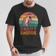 Happy Daddy Saurus T-Rex Dinosaurieratertag Dinosaurier Papa T-Shirt Lustige Geschenke