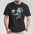 Happy Easter Bunny Soccer Player Lover Sport Rabbit T-Shirt Unique Gifts