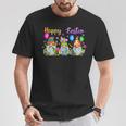 Happy Easter Day Bunny Gnome Rabbit Easter Egg Hunting Women T-Shirt Funny Gifts
