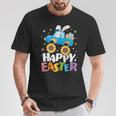 Happy Easter Monster Truck Bunny Easter Eggs Boys Toddler T-Shirt Funny Gifts