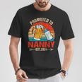 Happy Promoted To Nanny 2024 Father's Day T-Shirt Unique Gifts