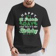 Happy St Patrick's Day And Yes It's My Birthday Cute Irish T-Shirt Personalized Gifts