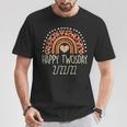 Happy Twosday 22222 Leopard Rainbow Twos Day 2022 Teacher T-Shirt Unique Gifts