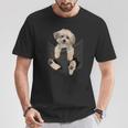 Havanese Dog In Pocket Havanezer Puppy T-Shirt Lustige Geschenke