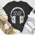 Headphones House Music T-Shirt Unique Gifts