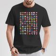 Heart Flags Of The Countries Of The World Flag International T-Shirt Unique Gifts