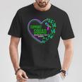 Heart Support Squad Ribbon Metastatic Breast Cancer T-Shirt Unique Gifts