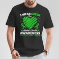 Heart I Wear Green For Mental Health Awareness Month 2024 T-Shirt Unique Gifts
