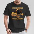Hello Darkness My Old Friend Eclipse 2024 April 8Th Totality T-Shirt Unique Gifts