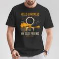 Hello Darkness My Old Friend Solar Eclipse April 8 2024 T-Shirt Unique Gifts