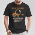 Hello Darkness My Old Friend Total Eclipse 2024 Vermont T-Shirt Funny Gifts