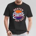 Herren Bester Papa Der Welt 1Atertag -Atertagsgeschenk T-Shirt Lustige Geschenke