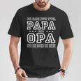 Herren Opa Atertag Papa Spruch Grossvater Geschenk T-Shirt Lustige Geschenke