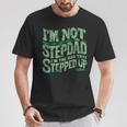 Herren Stepdad Stiefvater Papa Inspirierendes Zitatater Tochter T-Shirt Lustige Geschenke