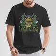 High King Skull Cannabis Smoker Marijuana Smoking Viking T-Shirt Unique Gifts