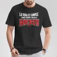 Hockey Entrenador Jugador Deporte Hockey Sobre Hielo Camiseta unisex Regalos divertidos