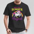 Hope Your Summer Is Magical Last Day Of School Unicorn T-Shirt Unique Gifts