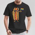 Hotdog Us Flag Sunglasses Rainbow Flag Gay Pride Lgbtq Food T-Shirt Unique Gifts