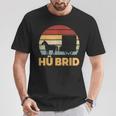 Hü Brid Pferd Kutsche Hybrid Kutscher Reiten Wortspiel T-Shirt Lustige Geschenke