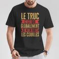 Humour Je M'en Bats Les Couilles T-Shirt Cadeaux drôles