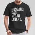 Husband Dad Vegan Legend Father's Day T-Shirt Unique Gifts
