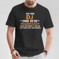 Ich Bin Dj Und Kein Frauenarzt Tontechniker T-Shirt Lustige Geschenke