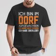 Ich Bin Im Dorf Aufgewachsen Ich Habe Überlebt Dorf Aufwachsen Ich T-Shirt Lustige Geschenke